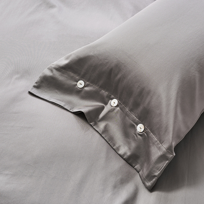 家柏饰(CORATED)纯色四件套1.8m简约美式六色全棉被套床单