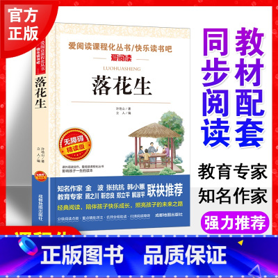 落花生 许地山著作 [正版]落花生五年级上册 许地山经典文学作品集 小学生三四五六年级上册下册课外阅读书籍儿童文学经典书