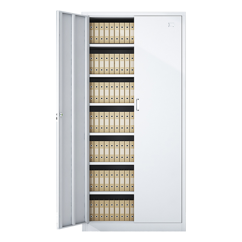 乙壬收纳柜财务档案柜资料柜加厚文件柜办公室带锁铁皮柜凭证柜七层