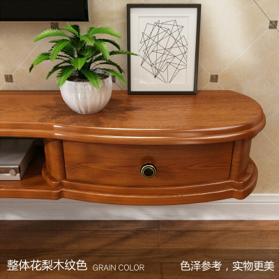 实木小户型卧室电视柜超薄高款挂墙壁挂式悬挂现代简约主卧置物架