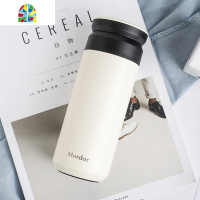 保温杯水杯男士商务办公室茶水分离便携杯子女 FENGHOU ()不锈钢色450ML