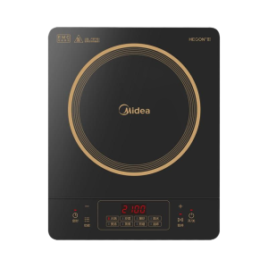 美的(Midea)电磁炉猛火爆炒大功率家用8档防水耐用大面板专用炒菜锅火锅大火力纤薄电磁灶多功能C21-RT21E01
