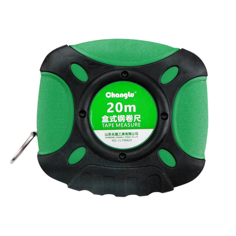 长鹿 盒式钢卷尺 50m
