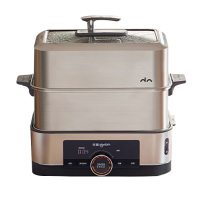 东菱电蒸锅12L双层不锈钢大容量蒸煮一体多功能锅DL-1005A