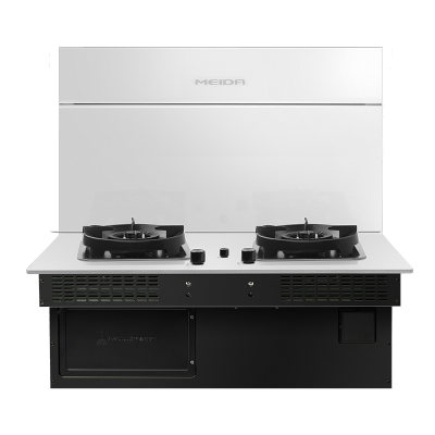 美大嵌入式集成灶分体式智尊 F1(JJZT-5562)抽油烟机灶具分体式燃气灶烟灶联动 天然气白色款