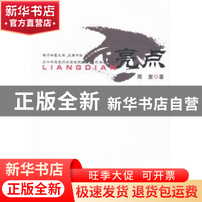 正版 亮点 周宣著 九州出版社 9787510810978 书籍