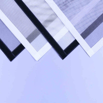 防蚊纱窗纱网家居窗户磁性沙窗自粘式魔术贴窗帘可拆卸门帘-自由剪裁灰纱含黑贴-200x100cm