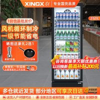 星星(XINGX)LSC-310FYPE 291升风直冷商用冷藏展示柜 单门饮料啤酒冷柜办公室展示柜品质升级无灯箱
