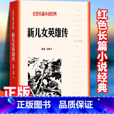 [正版]新儿女英雄传 袁静 孔厥著 红色长篇经典抗战小说之一 历史战争爱情故事讲述牛大水和杨小梅打到张金龙的反抗故