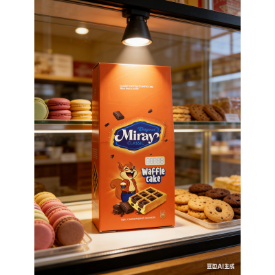 老亚牌Miray巧克力华夫饼盒装