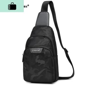 休闲胸包男韩版潮帆布男单肩包牛津纺男斜挎包尼龙迷你运动小背包NEW LAKE男士单肩包