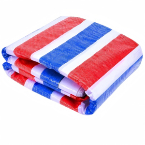 宁储 三色彩条布 防雨布 8*30m(双模加厚)卷