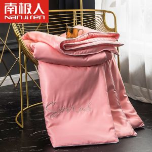 夏季刺绣冰丝空调被夏凉被夏被学生宿舍双人夏天薄款被子