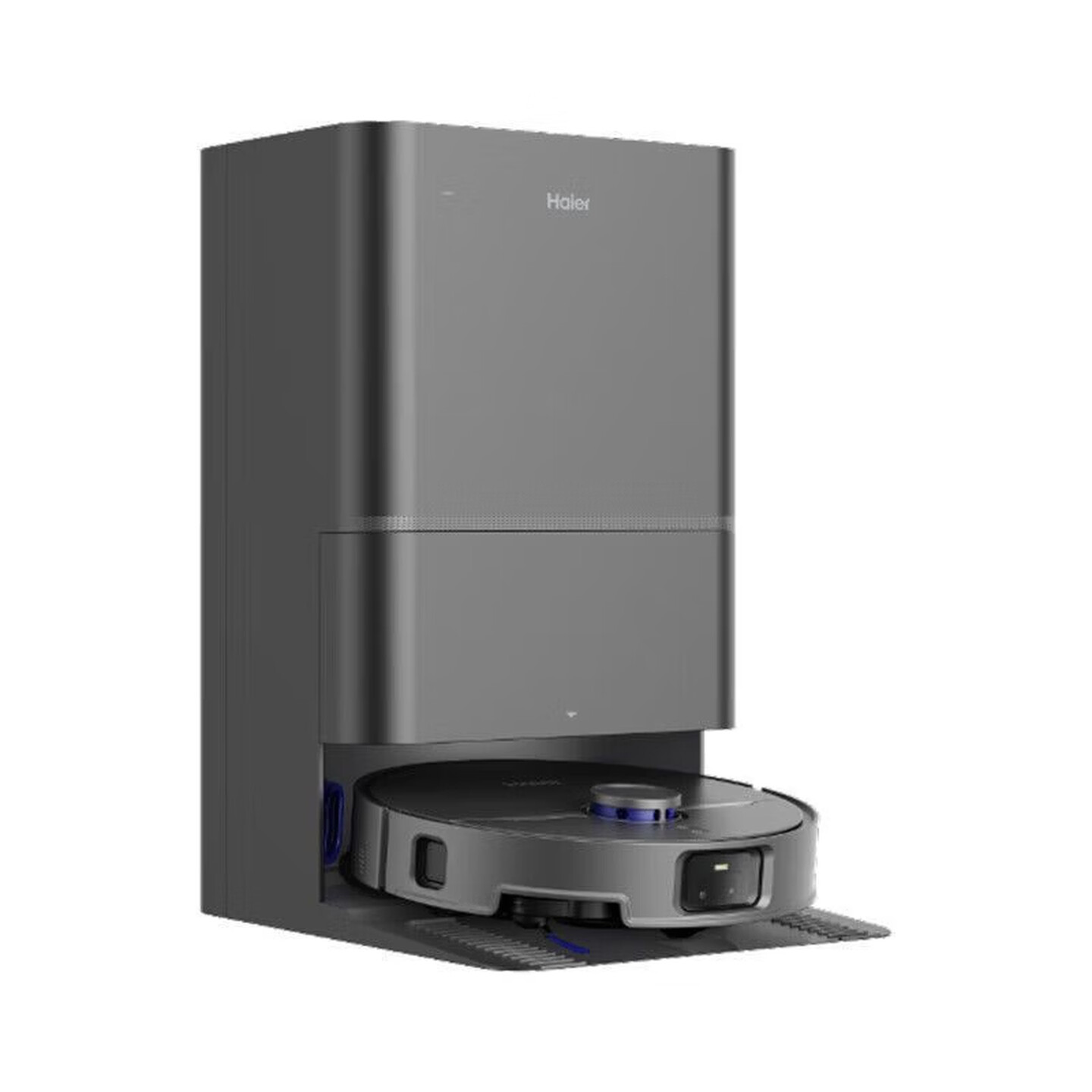 海尔(Haier)扫地机器人LDS激光导航热风烘干加压搓洗 除菌智能家用全自动扫吸拖一体机RHSH-V5SU1 上下水版