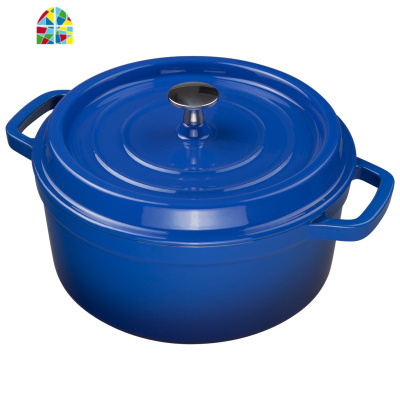 铸珐琅锅汤锅24cm家用加厚日式小炖锅不粘锅电磁炉 FENGHOU 雅黑