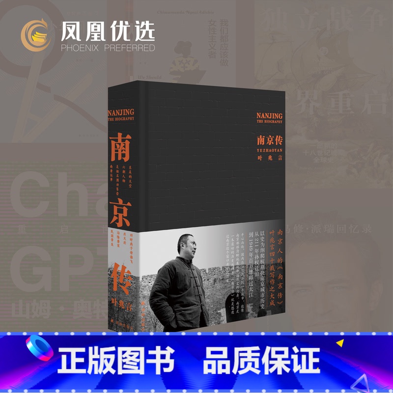 彼此的抵达[南京地铁站名文化] [正版]凤凰优选南京传 叶兆言 南京人立南京传以史为纲简述南京城市历史六朝古都兴衰荣辱发