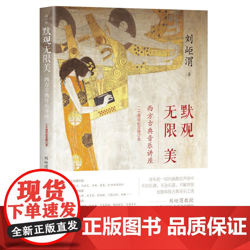 正版 默观无限美:西方古典音乐讲座:二十周年纪念修订本 刘岠渭著 零基础听懂五百年古典乐史 11位作曲家6大音乐类别