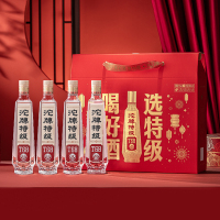 沱牌舍得 酒 沱牌特级T68礼盒50度588ml*4瓶/盒浓香型纯粮白酒