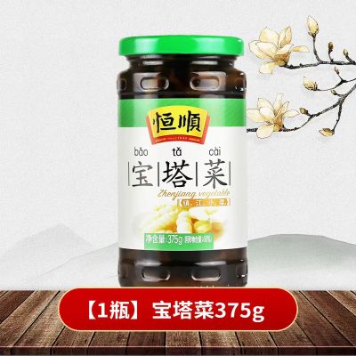 恒顺宝塔菜小菜375克瓶装 镇江小菜早餐搭配
