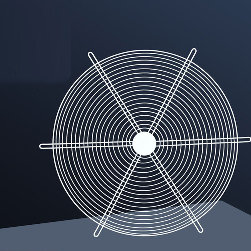 轴流风机加密防护网 风机加粗金属安全网罩 5#加厚加密款(送安装螺丝)