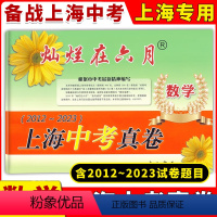 [正版]2024版灿烂在六月上海中考真卷 数学 2012-2023 十二年上海中考真题汇编 含答案 初中初三九年级真卷