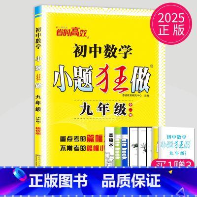 [正版]2025小题狂做提优版九年级数学上册下册九上苏科版SK苏教版江苏9年级上九下同步专项训练课时作业初三辅导书练习册