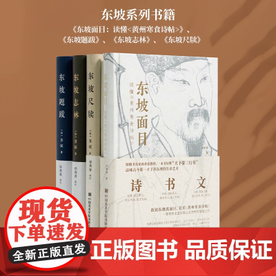 中国美术学院出版社 正版《东坡面目》《东坡尺牍》《东坡志林》《东坡题跋》画册画集书法书籍 宋苏轼著 孙善春校注