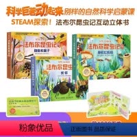 法布尔昆虫记STEM探索立体书(共3册) [正版]法布尔昆虫记互动立体书蜂红蚂蚁+蜘蛛和蝎子+蜣螂