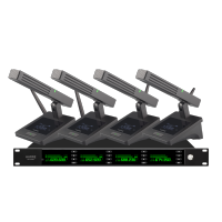 一拖四无线方管话筒 WF-344FT