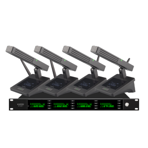 一拖四无线方管话筒 WF-344FT