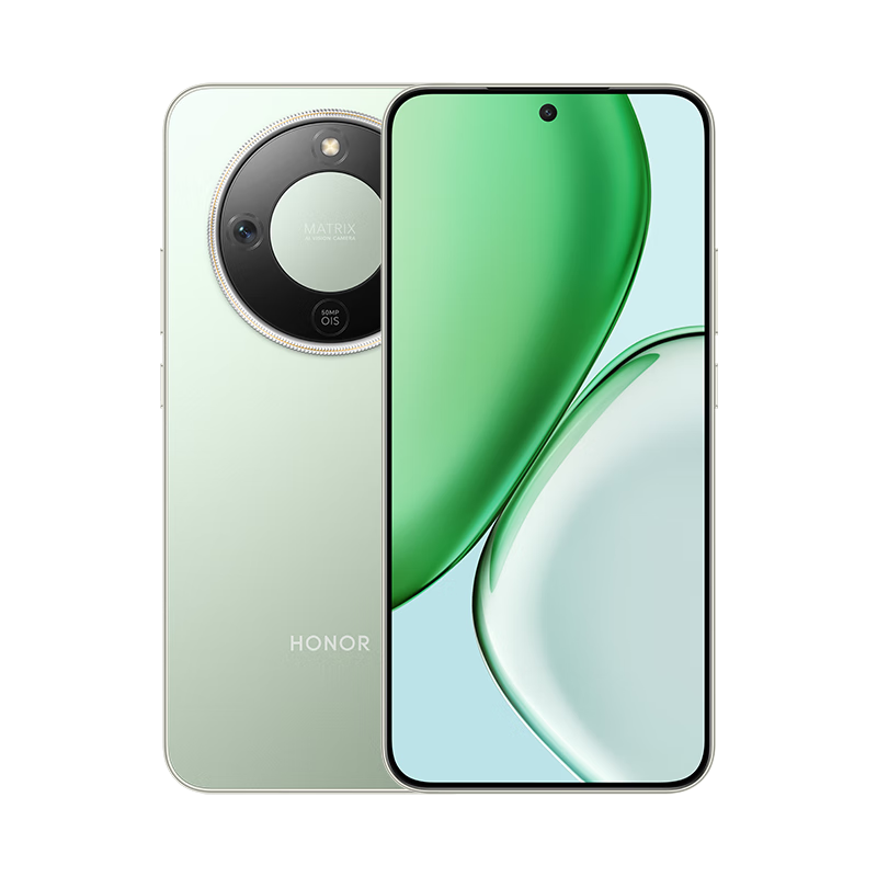 荣耀X70 焕新版 12GB+256GB竹韵青 5G智能手机 AI手机 8300mAh大电池学生新款美颜拍照