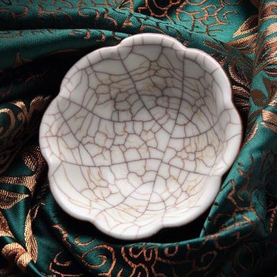 家柏饰(CORATED)开片可养主人杯家用功夫茶汝窑个人杯单个品茗杯小茶盏200037