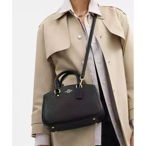 COACH蔻驰 女单肩包多功能口袋斜挎包磁扣设计手提包日常送女友礼物 Black