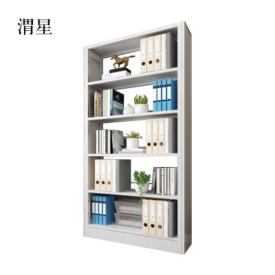 渭星钢制书架置物架图书馆单双面书店阅览室学校档案架资料架