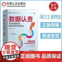 数据认责有效数据管理与数据治理的实践指南原书第2版 [美]大卫普罗特金 指导数据管理在企业有效落地 数字经济创新驱动与技