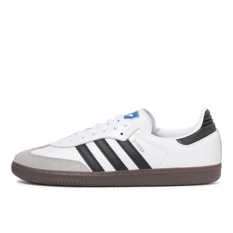 Adidas 男士运动板鞋 SAMBA OG 耐磨休闲舒适轻便透气系带平底简约时尚