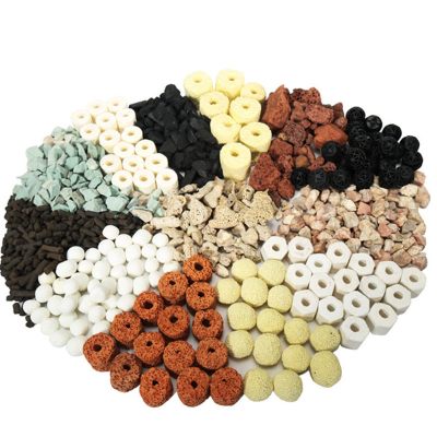 鱼缸过滤材料净水滤材细菌屋水族箱玻璃陶瓷环活性炭珊瑚骨火山石