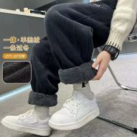男童加绒裤子冬季新款儿童秋冬加厚棉裤冬装羊羔绒运动裤