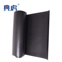 典虎 绝缘胶皮 黑色条纹 35kv 10米*1米*10mm 卷