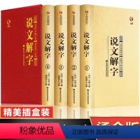 [正版]说文解字原著书籍全套4册 许慎著 图解说文解字精装珍藏版 全注全译版 说文解字540部首今释初中生小学生儿童版