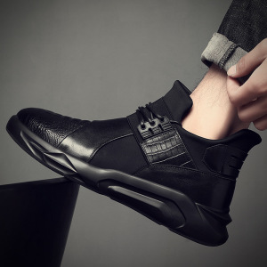 策霸CEBA男士冬季加厚保暖户外防水马丁靴2023新款舒适时尚皮质单鞋