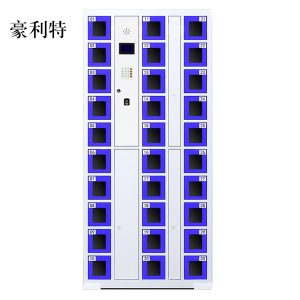 豪利特智能手机柜存放柜充电柜存包柜储物柜30门充电透明款