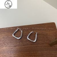 JiMi椭圆几何不规则耳环女潮春夏2022年新款潮耳坠小众设计感高级耳钉