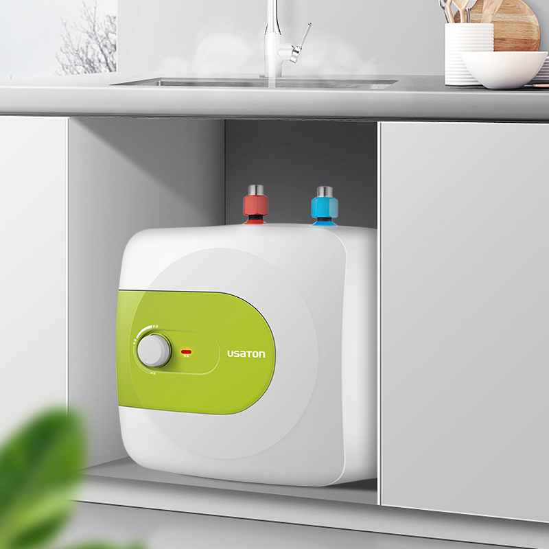 阿诗丹顿(USATON)小厨宝11升速热式厨房储水式电热水器迷你一级能效2000W上出水国家补贴 KX11-11J20S