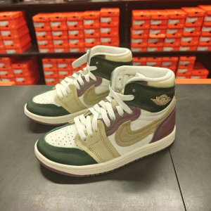 NIKE耐克篮球鞋JORDAN 1 MM HIGH高帮女鞋运动鞋FB9891-300 D
