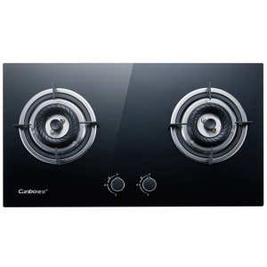 康宝燃气灶(天然气) 家用灶具 嵌入式台式两用灶具 一级能效灶具 玻璃面板灶具JZT-Q250-Y2