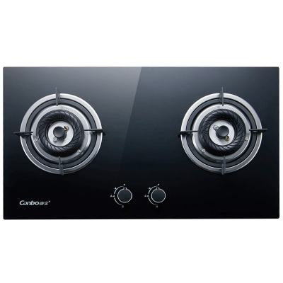 康宝燃气灶(天然气) 家用灶具 嵌入式台式两用灶具 一级能效灶具 玻璃面板灶具JZT-Q250-Y2