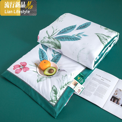 夏季天丝夏凉被可水洗莫代尔空调薄被子冰丝夏被单双床上用品 三维工匠