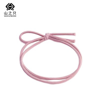 山之只 双股高弹力皮筋发圈 粉色 根