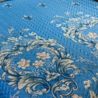 家柏饰(CORATED)冰丝凉席三件套1.8米2空调软席子冰丝夹棉床单折叠夏季床单可机洗